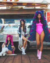 Artist Edition Lora Zombie Catzilla Faux Fur Hood | Women's