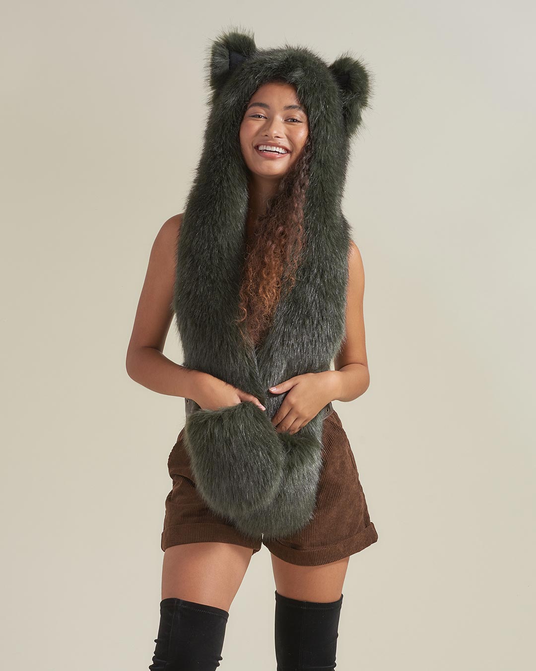 Forest Wolf Luxe Collector Edition Faux Fur Hood | Women&#39;s