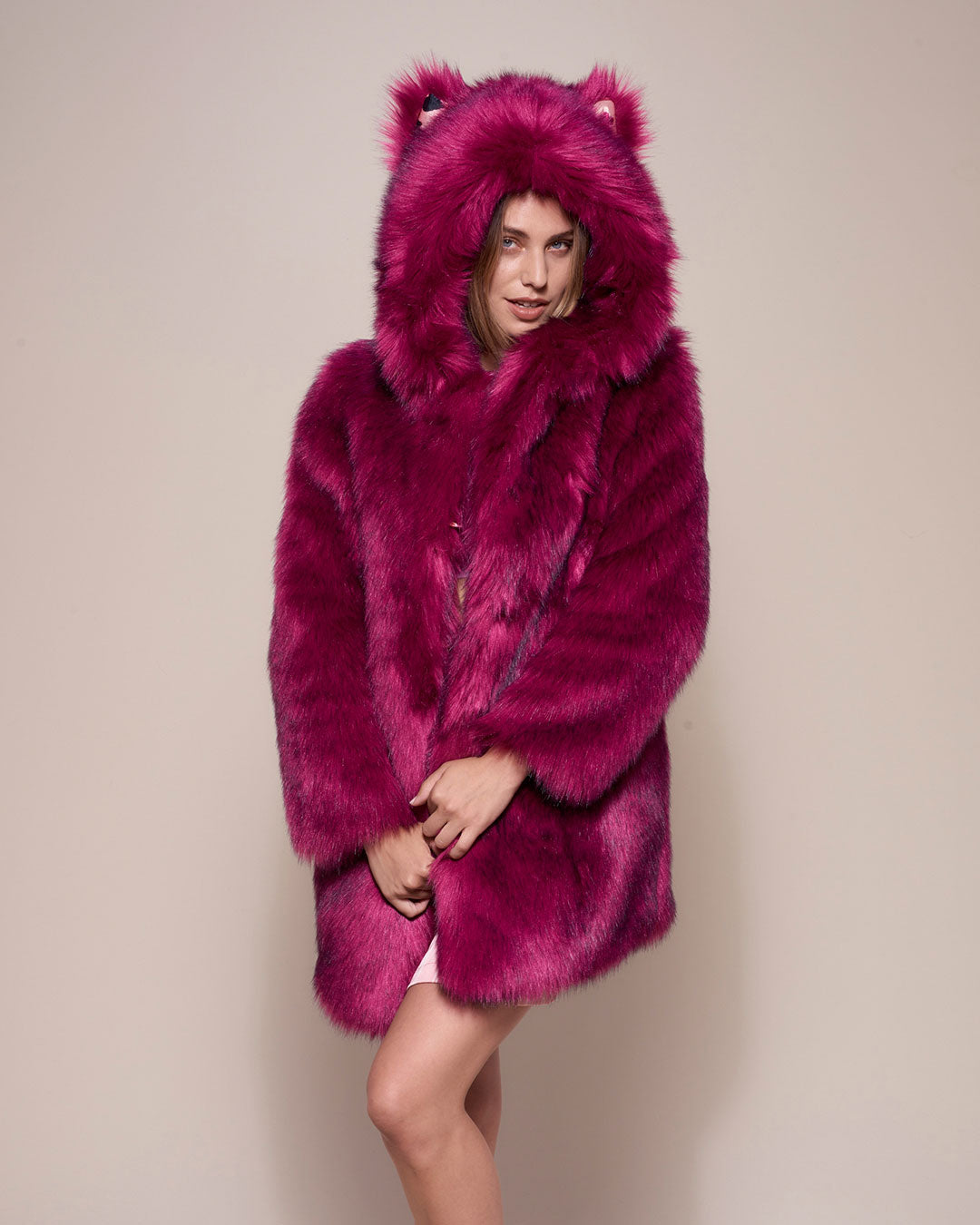 Love Wolf Luxe Classic Faux Fur Coat | Women&#39;s - SpiritHoods