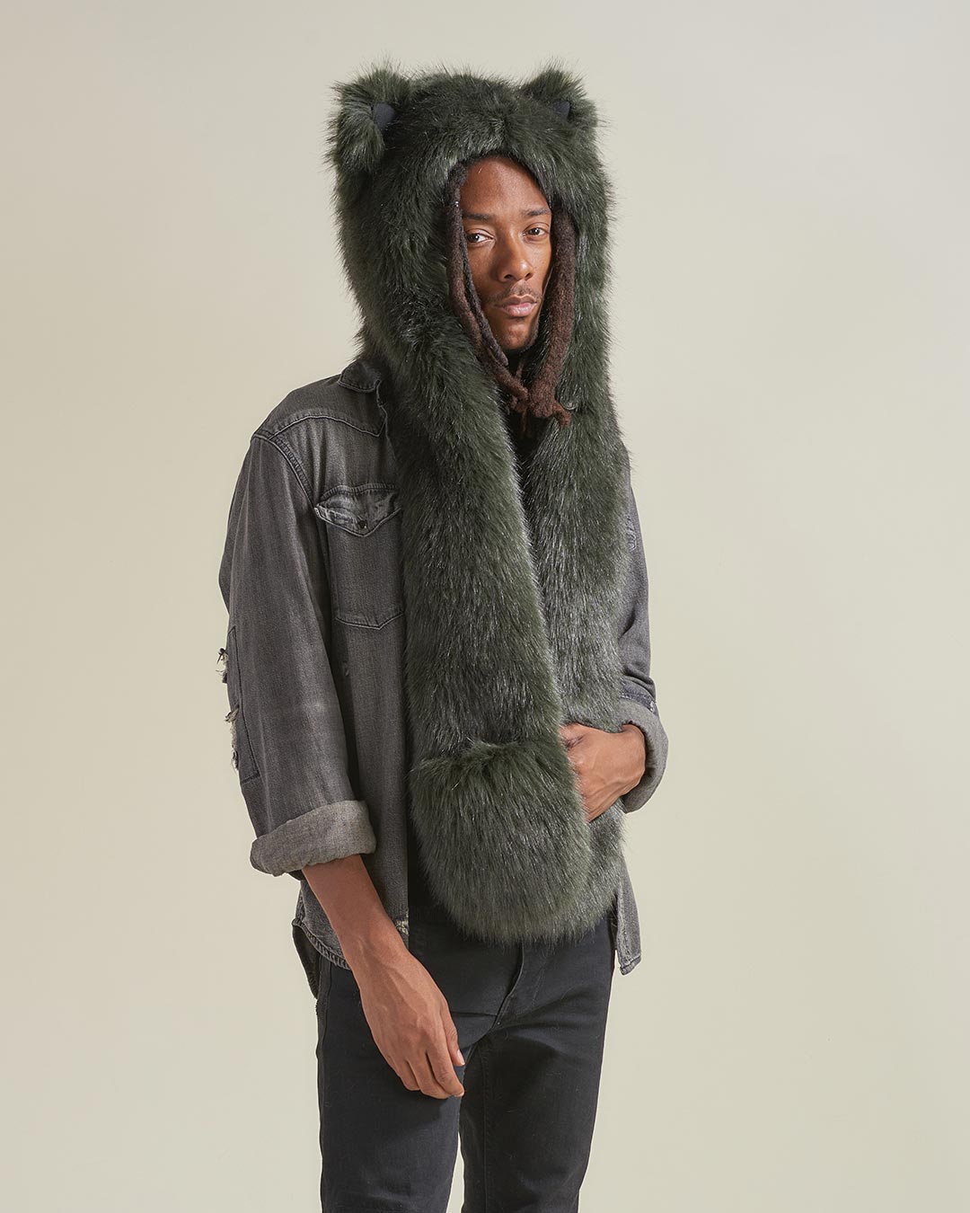 Forest Wolf Luxe Collector Edition Faux Fur Hood | Men&#39;s