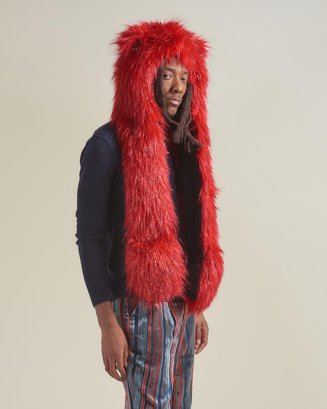 Glitter Love Cat Collector Edition Faux Fur Hood | Men&#39;s