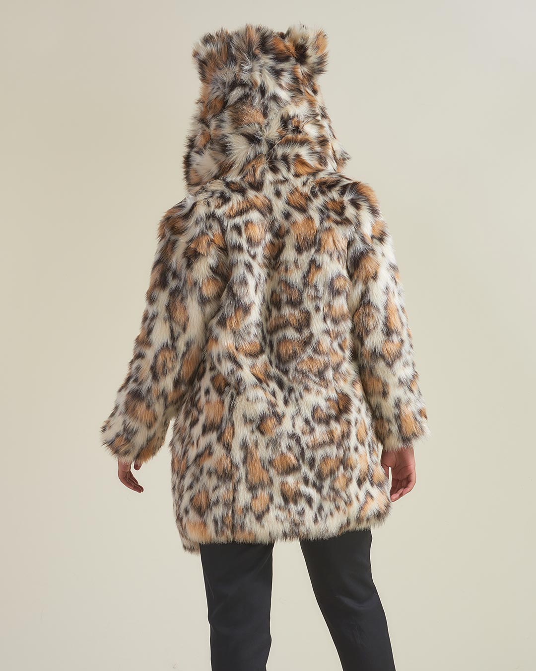 Clouded Leopard Classic Faux Fur Coat | Women&#39;s - SpiritHoods