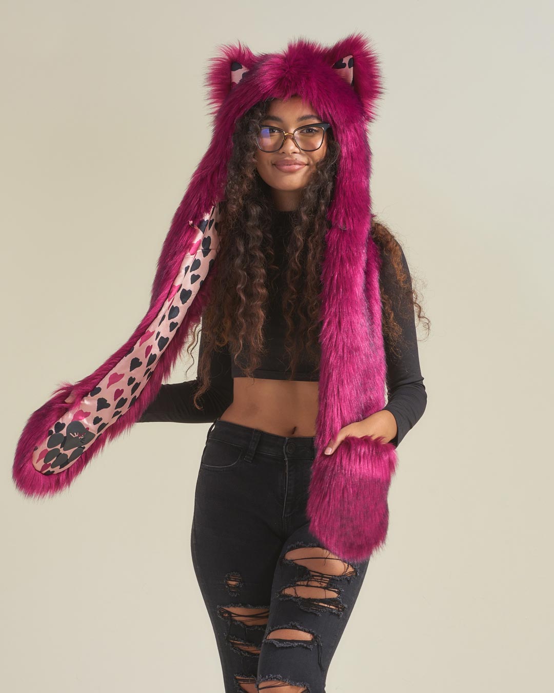 God Shield Pink Faux Fur Hoodie - Women, Best Price and Reviews