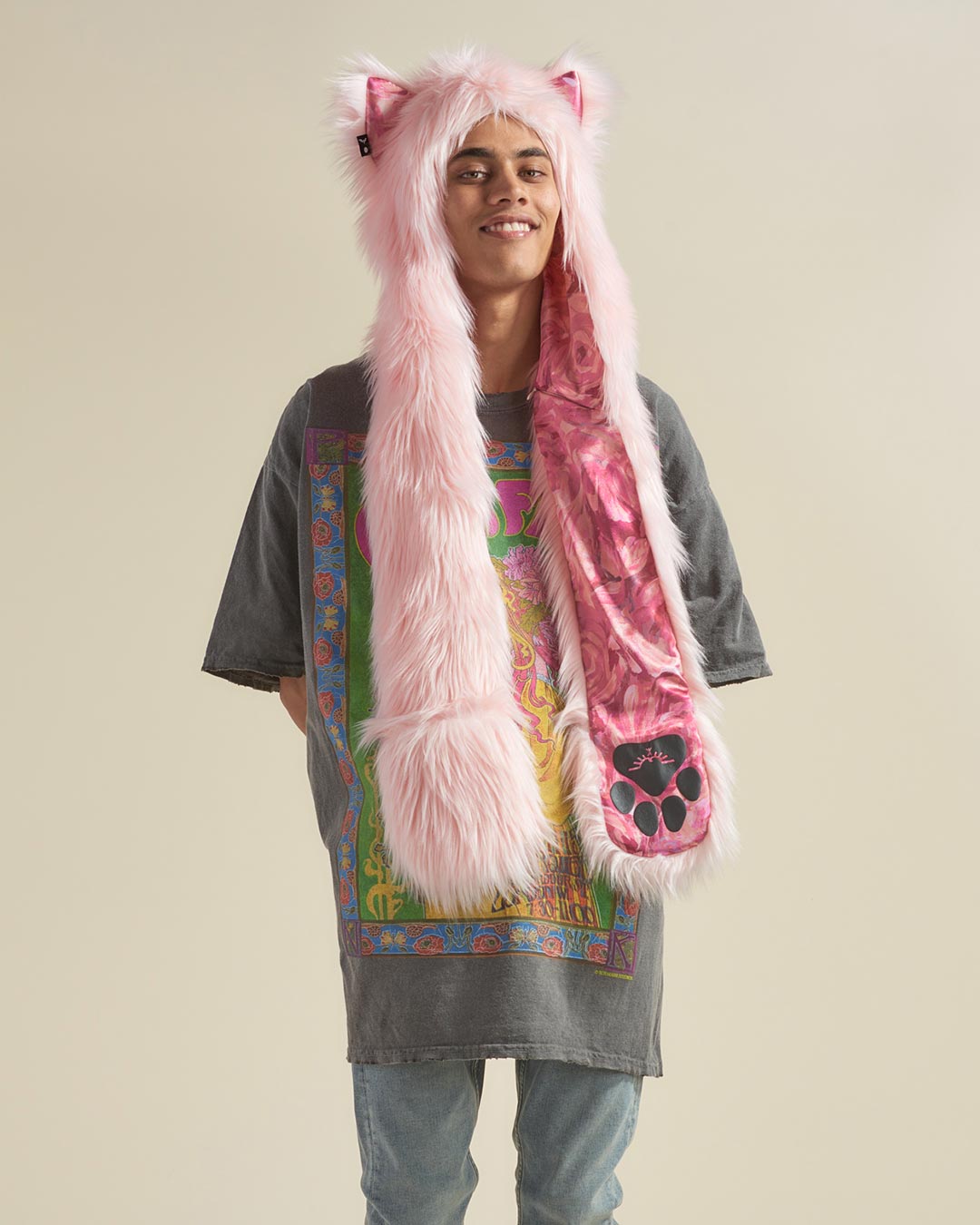 Flamingo Wolf Collector Edition Faux Fur Hood | Men&#39;s