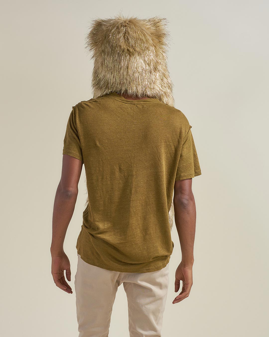 Glitter Sun Wolf Collector Edition Faux Fur Hood | Men&#39;s