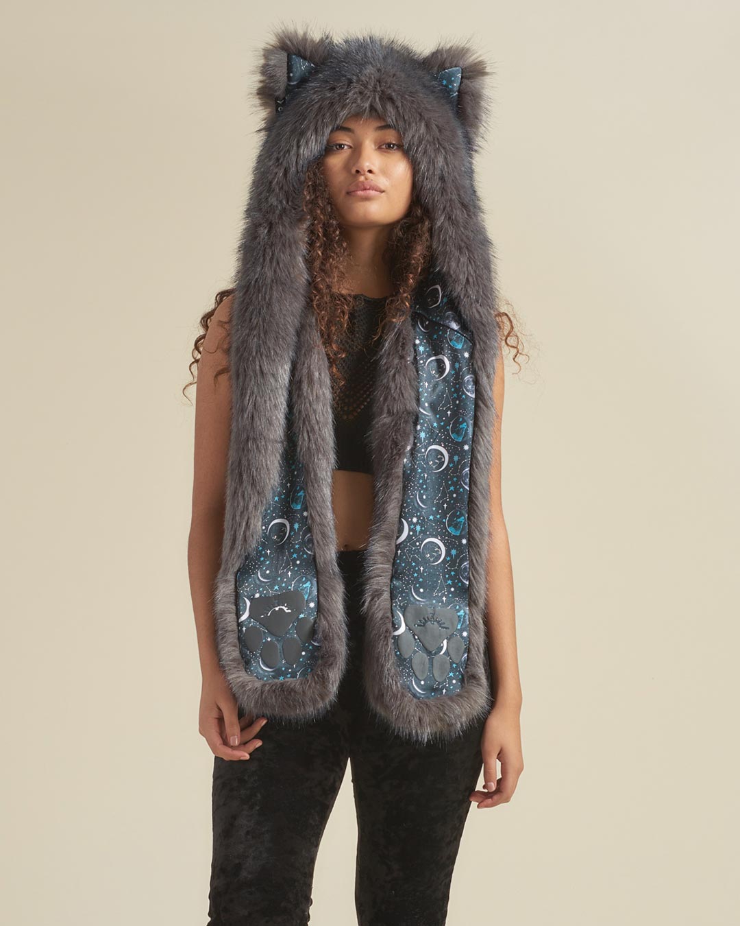 Astro Wolf Luxe Collector Edition Faux Fur Hood | Women's
