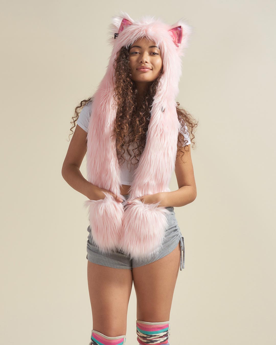 Flamingo Wolf Collector Edition Faux Fur Hood | Women&#39;s