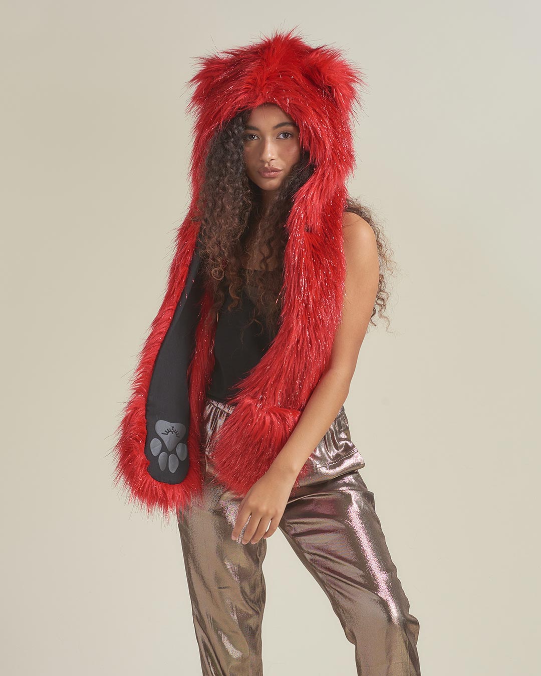 Glitter Love Kitten Collector Edition Faux Fur Hood | Women&#39;s