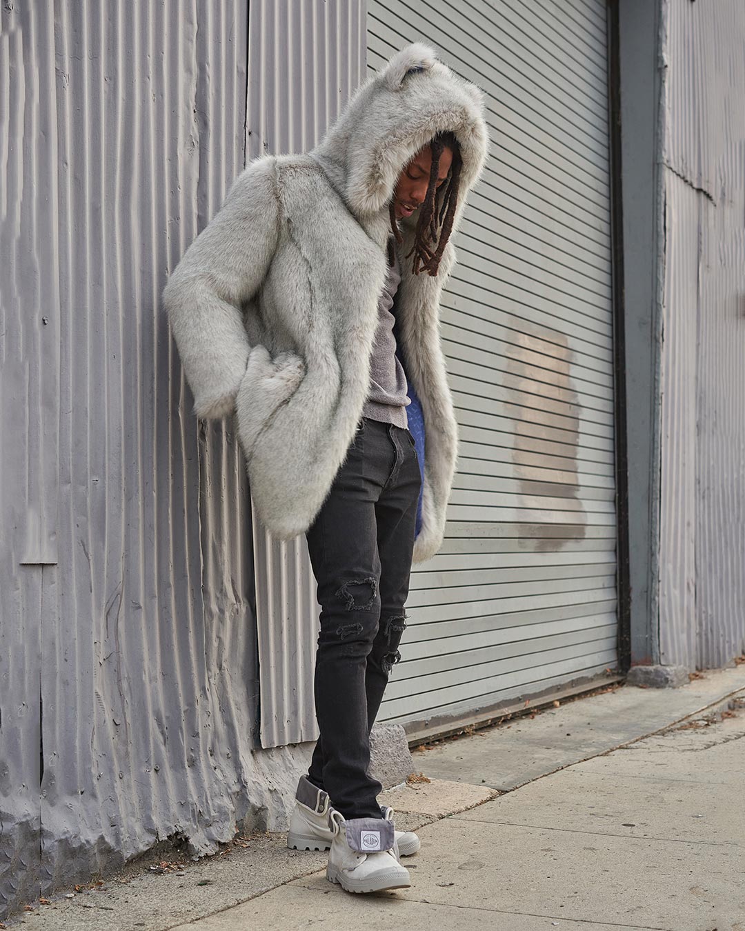 Arctic Wolf Luxe Classic Faux Fur Coat | Men&#39;s - SpiritHoods