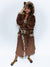 Man wearing Classic Leopard Faux Fur House Robe, front view 1
