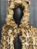 Woman wearing Javan Leopard Classic Faux Fur *Almost Purfect* Coat, full view 2
