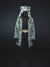 Woman wearing Classic Ocelot Luxe Faux Fur SpiritHood Coat, full view