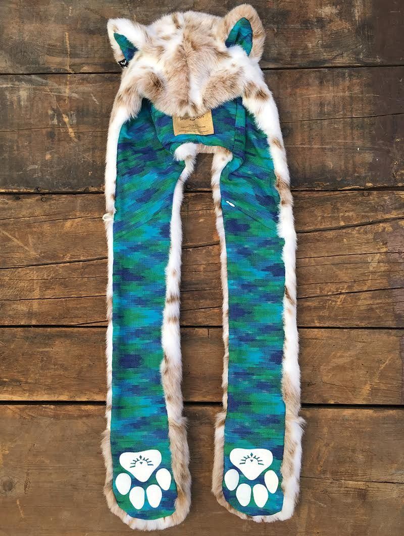 Limited Edition Siberian Snow Leopard Faux Fur with Hood