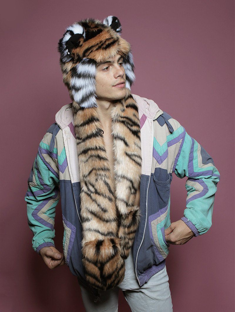 Orange and Black Limited Edition Tigers Forever SpiritHood on Male