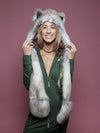 Grey Timber Wolf Galaxy CE SpiritHood on Female