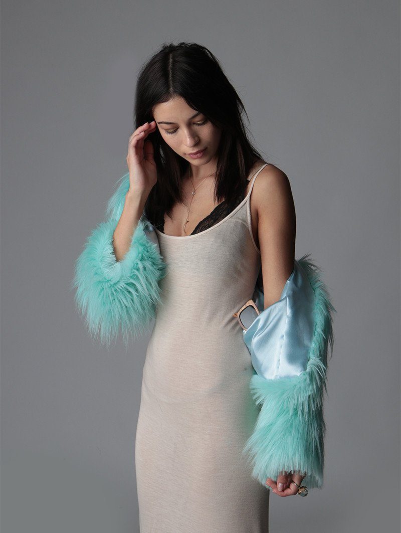 Aquamarine Dream Open Crop SpiritHood - SpiritHoods