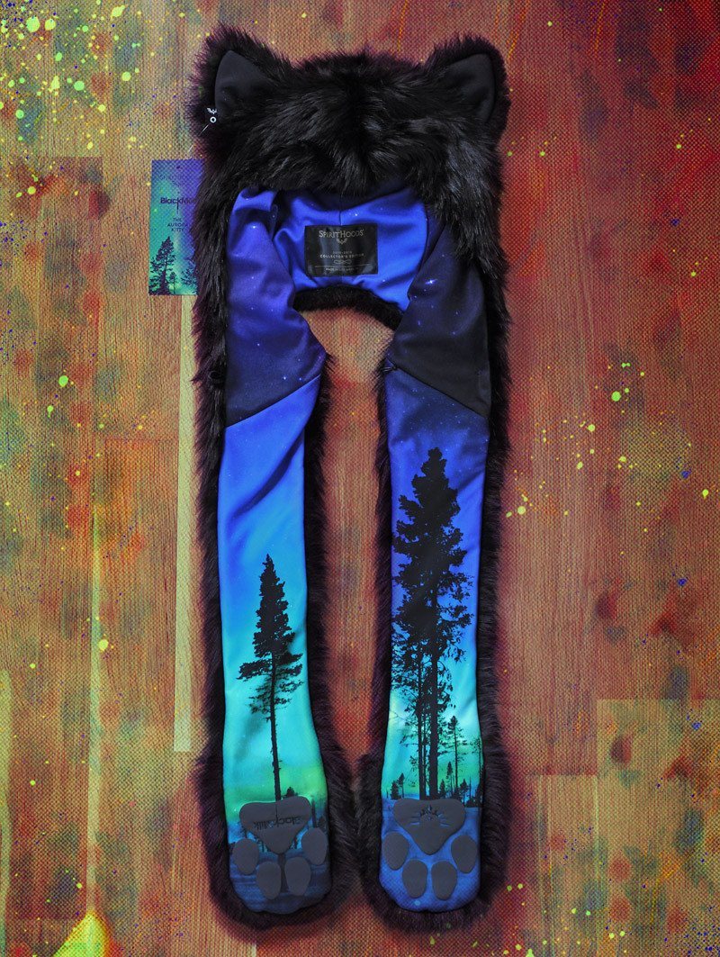 BlackMilk Aurora Kitty HB3 Faux Fur SpiritHood