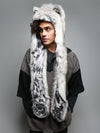 Man wearing Arctic Fox Collector SpiritHood, front view 1