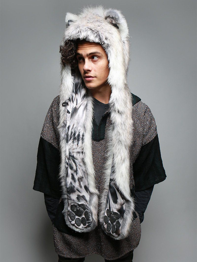 Man wearing Arctic Fox Collector SpiritHood, front view 1