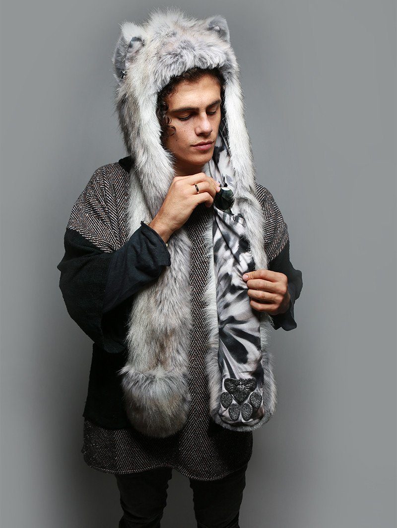 Man wearing Arctic Fox Collector SpiritHood, front view 5