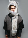 Man wearing Arctic Fox Collector SpiritHood, front view 2