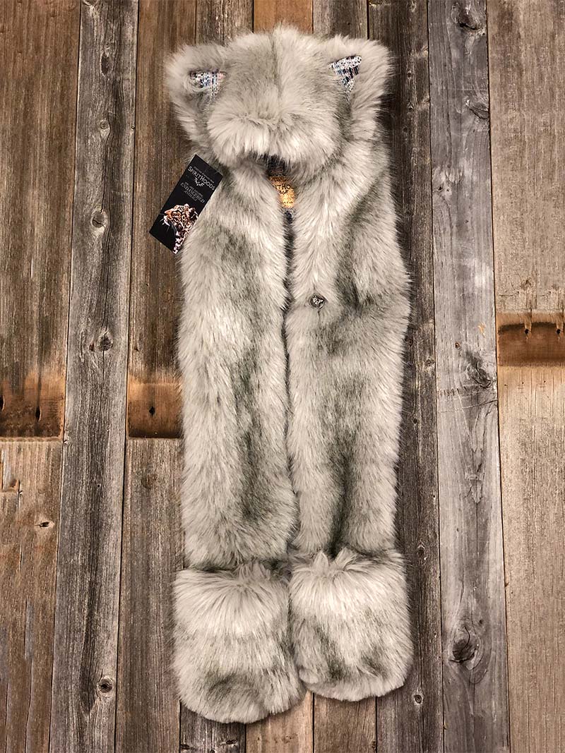 Arctic Wolf Limited Edition Faux Fur SpiritHood, view 1