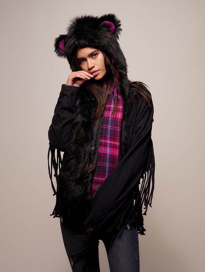 Limited Edition Black Bear Faux Fur with Hood