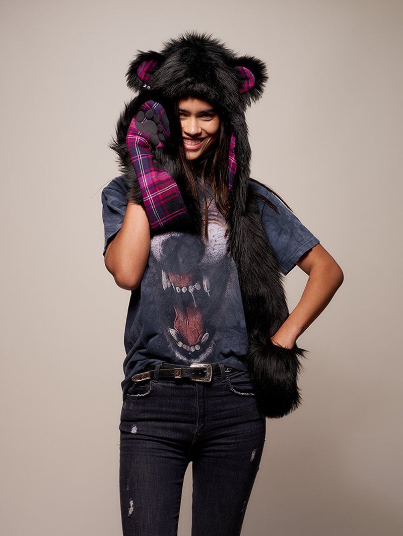 Exterior and Interior View of Limited Edition Black Bear SpiritHood 
