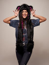 Hooded Faux Fur with Limited Edition Black Bear Design
