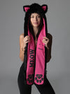 Exterior and Interior View of Black Kitty SpiritHood 