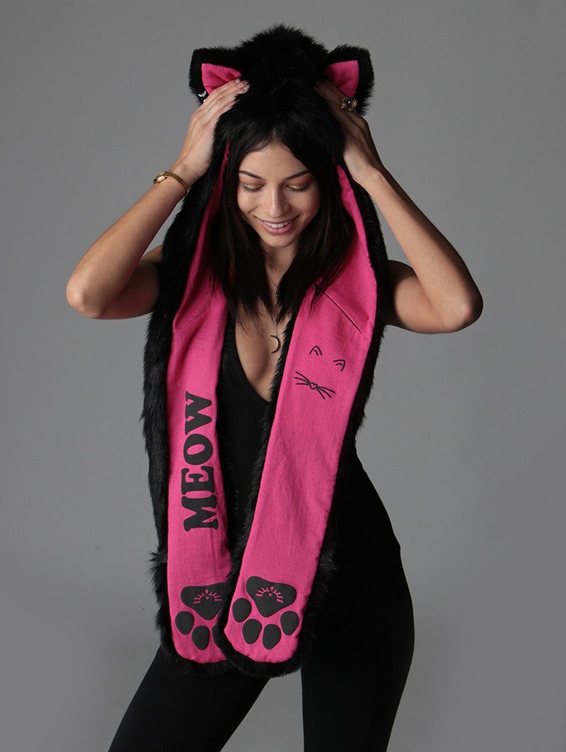 Black Kitty SpiritHood on Female