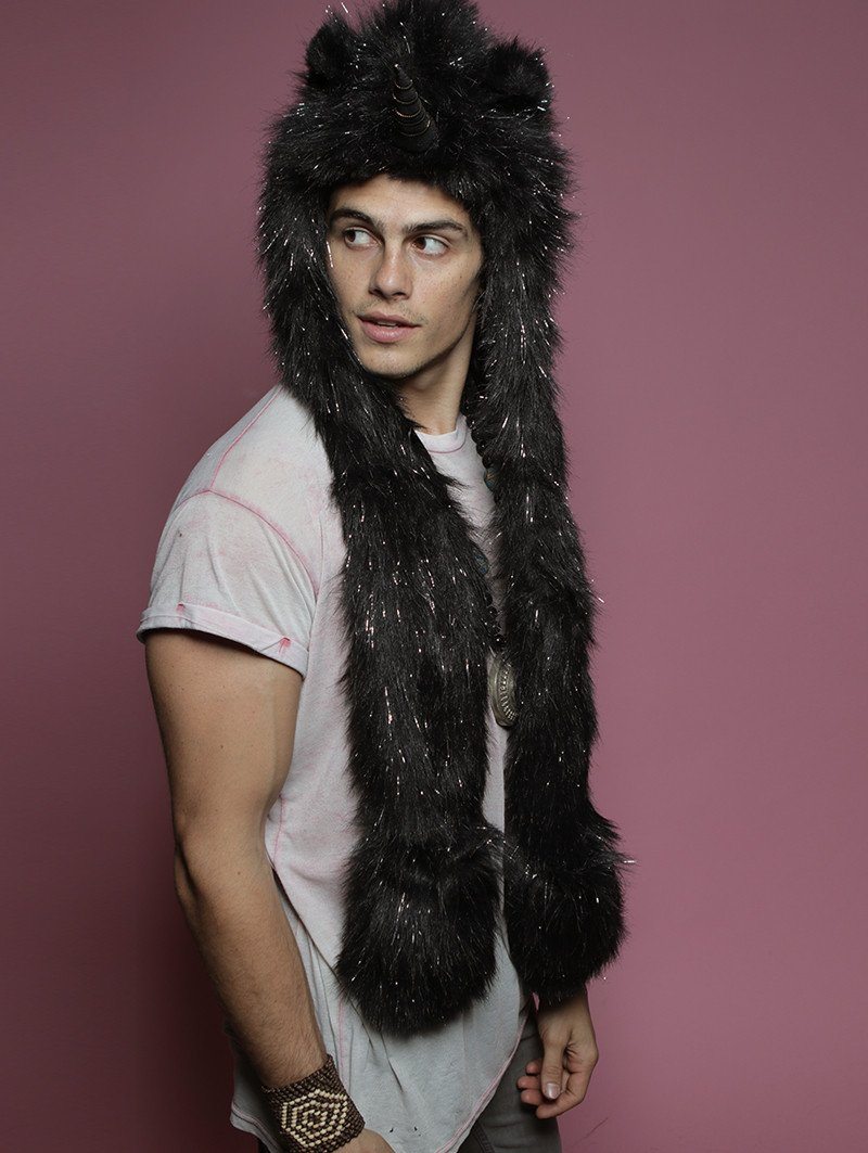 Sparkle Unicorn Hooded Faux Fur