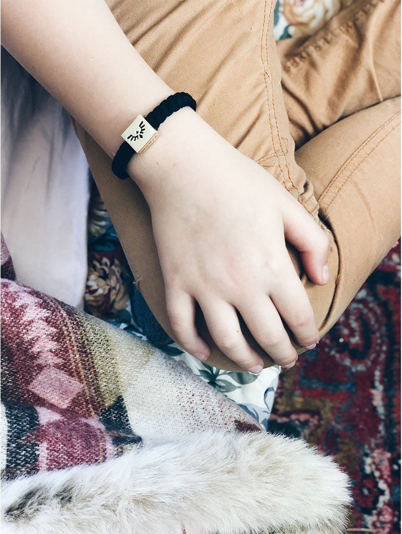 Midnight Phoenix Bracelet on Model