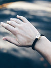 Gold-plated Waterproof Logo Clasp on SpiritHoods Midnight Phoenix Bracelet 