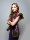 Golden Galaxy Bear Collector Faux Fur with Hood on Female