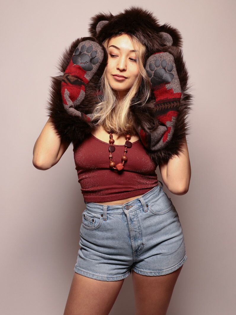 Limited Edition Brown Bear Italy SpiritHood on Female