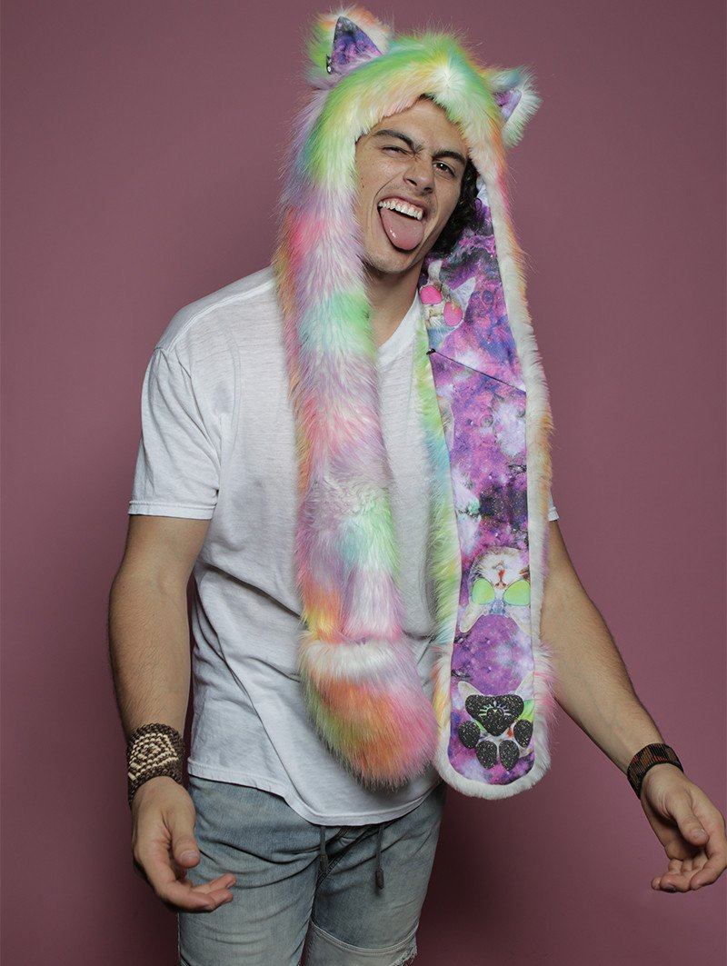 Male Wearing Cats In Space Sunniez@Night CE SpiritHood