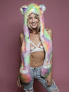 Cats In Space Sunniez@Night CE Faux Fur with Hood