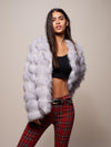 Faux Fur Tundra Fox Bomber on Female