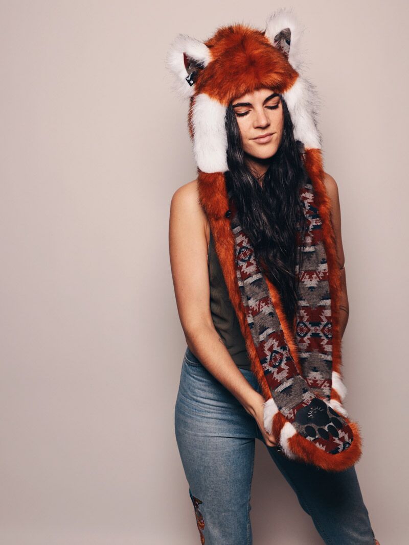 Exterior and Interior View of Limited Edition Red Panda SpiritHood