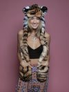 Female Wearing Limited Edition Tigers Forever SpiritHood