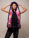 Limited Edition Cats in Space: Laser Eyes Hooded Faux Fur