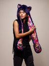 Cats in Space: Laser Eyes SpiritHood on Female Model