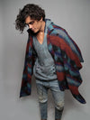 Man wearing Full Moon Cape SpiritHood, side view