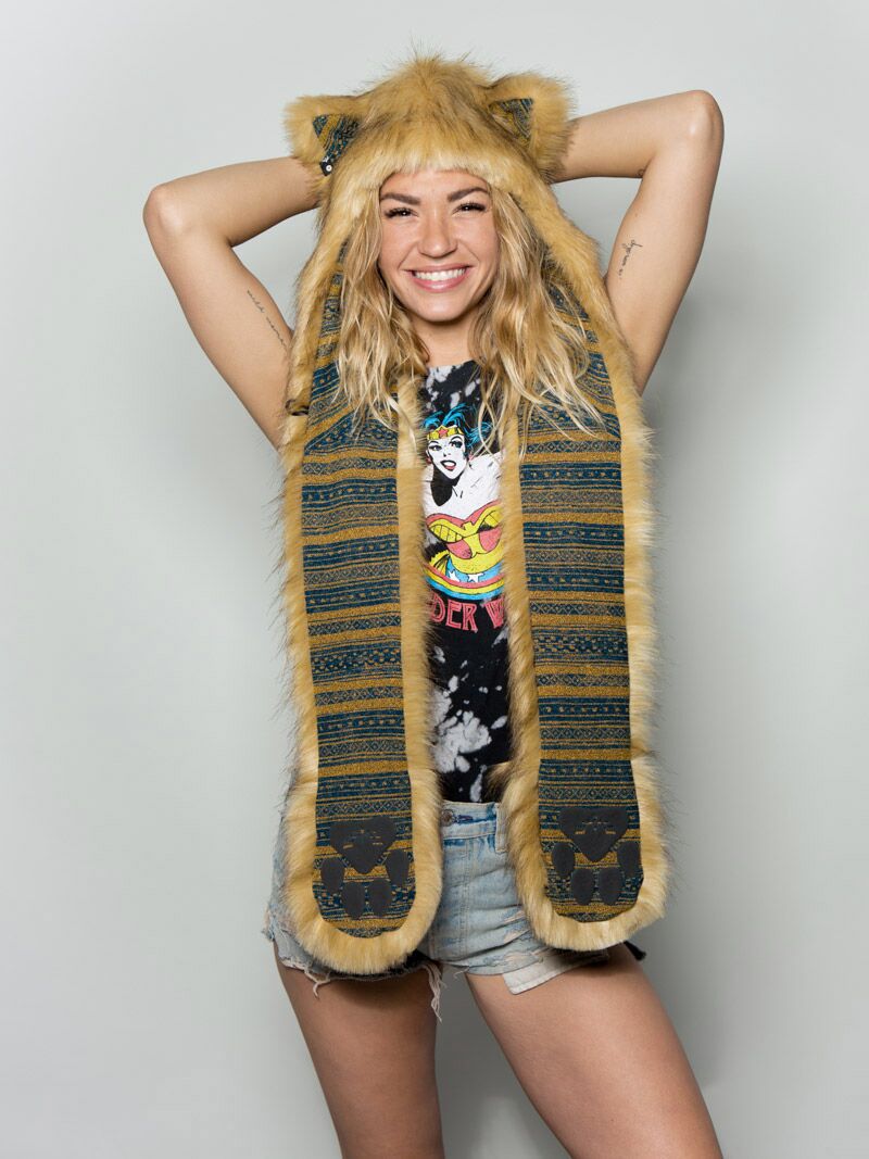Gold Limited Edition Cougar SpiritHood on Female
