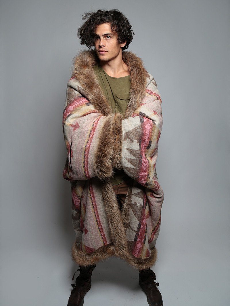 Faux Fur Limited Edition Coyote Throw, view 6