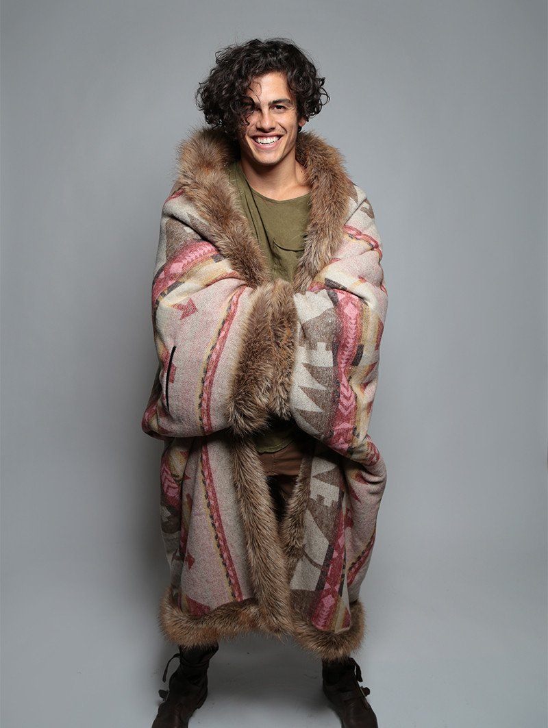 Faux Fur Limited Edition Coyote Throw, view 2