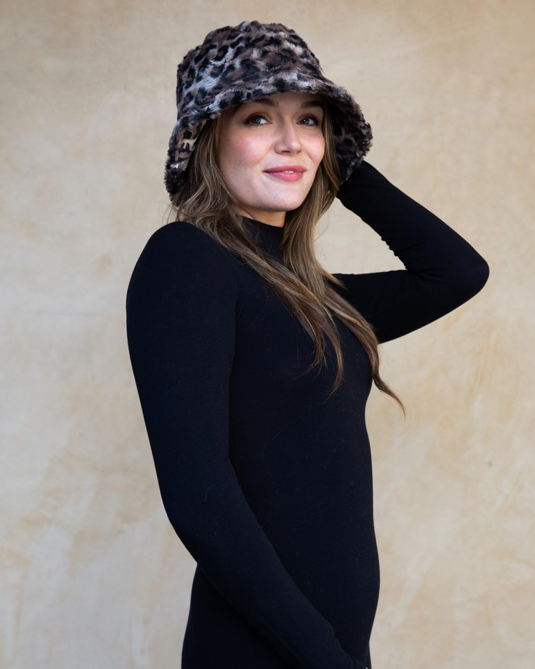 Bobcat Faux Fur Bucket Hat | Women&#39;s