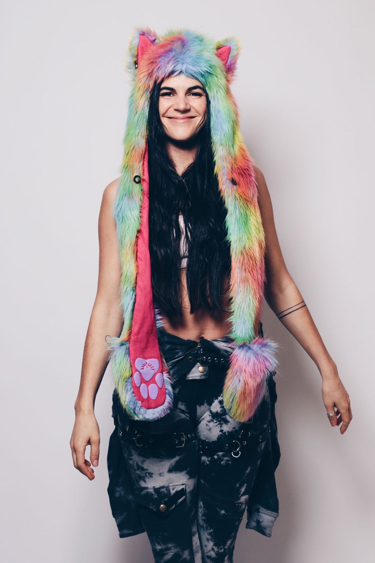 Limited Edition Fair Wolf Faux Fur with Hood