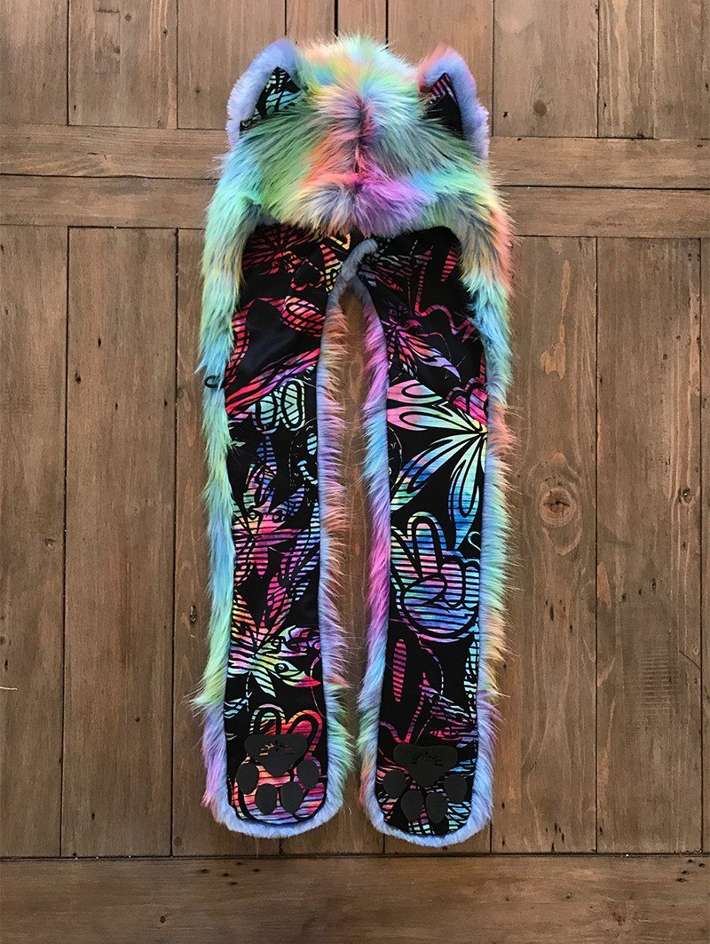 Faux Fur Fair Wolf CE SpiritHood
